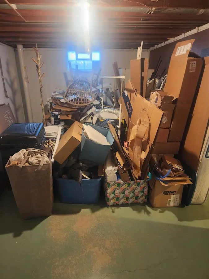 Roll-off dumpster container at job site for Yard Waste Dumpster Rental in Twentynine Palms